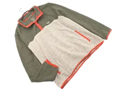 L.L.Bean エルエルビーン 裏起毛 プルオーバー sizeXL/カーキｘグレー ◇■ メンズのサムネイル
