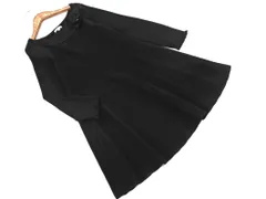 TO BE CHIC トゥービーシック コサージュ付き チュニック ワンピース sizeⅡ/黒 ■◇ レディースのサムネイル