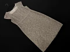 KUMIKYOKU 組曲 フレンチスリーブ ラメ ワンピース size2/グレー ■◇ レディース