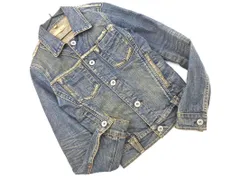 Yanuk ヤヌーク ダメージ加工 Gジャン デニム ジャケット sizexp/青 ■◇ レディース