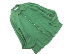 ZARA ザラ リネン100% ブラウス シャツ sizeS/緑 ■◇ レディース