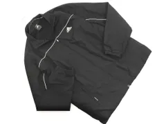 adidas アディダス ジップアップ ジャケット sizeO/黒 ■◇ メンズ