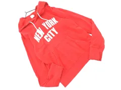 Champion チャンピオン プルオーバー パーカー sizeM/赤 ■◇ レディース