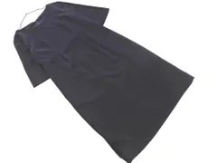 green label relaxing グリーンレーベルリラクシング ユナイテッドアローズ タック Iライン ワンピース size38/紺 ■◇ レディース