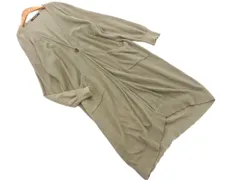 MAYSON GREY メイソングレイ リネン混 ロング カーディガン size2/カーキ ■◇ レディース