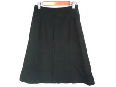 k05251203117　Jocomomola　40　Black　Ｌサイズ程度　スカート　ミディアム丈　秋冬