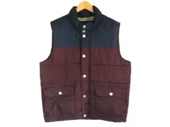 k05251203090　OLD NAVY　Lサイズ　紺×エンジ　　アウター　ダウン,中綿ベスト　秋冬