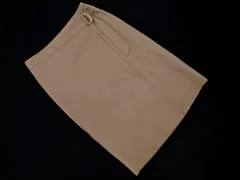 green label relaxing グリーンレーベルリラクシング ユナイテッドアローズ リネン混 ラップ Aライン 台形 スカート size36/ベージュ ■◇ レディース