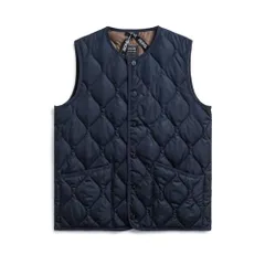 新品 [タイオン] ユニセックス ミリタリー クルーネックボタン ダウンベスト 004B2ML-1