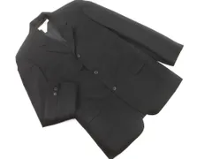 KATHARINE HAMNETT LONDON ツイードウールジャケット 美品 キャサリンハムネット MOON ライトツイード ストライプ