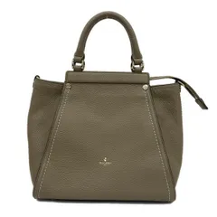 PELLE BORSA(ペレボルサ) ハンドバッグ - グレーベージュ レザー