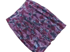 MARC BY MARC JACOBS マークバイマークジェイコブス 総柄 タック スカート size4/紫 ■◇ レディースのサムネイル