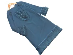 TO BE CHIC トゥービーシック フリル ワンピース size2/緑 ■◇ レディース