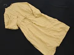 SLOBE IENA スローブイエナ リネン100% シャツ ワンピース 黄 ■◇ レディース