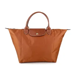 新品 ロンシャン LONGCHAMP ハンドバッグ ル プリアージュ トップハンドルバッグ Mサイズ コニャック