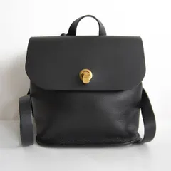 【美品/Sサイズ】 HERZ 【スモールリュック(R-34)】ブラック リュックサック レザー 鞄 s2602121のサムネイル