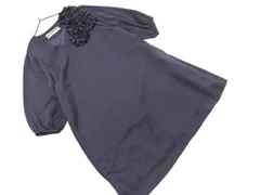 URBAN RESEARCH ROSSO アーバンリサーチロッソ フラワーモチーフ Iライン ワンピース sizeF/濃紺 ■◇ レディースのサムネイル