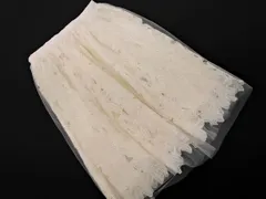 新品 MERCURYDUO マーキュリーデュオ 総レース チュール フレア スカート sizeF/白 ■◇ レディース