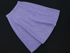 PROPORTION プロポーション ボディドレッシング Aライン 台形 スカート size3/紫 ■◇ レディースのサムネイル