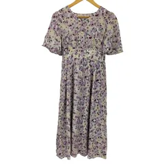 ロペピクニック Rope Picnic 甘め小花柄5分袖ワンピース レディース JPN：36 