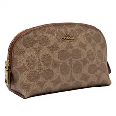 コーチCOACH シグニチャーミニポーチ 茶