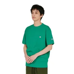 新品 [チャンピオン] スウェット トップス 長袖 ワンポイントロゴ刺繍 ショートスリーブクルーネックスウェットシャツ メンズベーシック C3-Z020-540-M