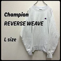 Champion REVERSE WEAVE リバースウィーブ トップス トレーナー スウェット Lサイズ グレー 古着 メンズ チャンピョン