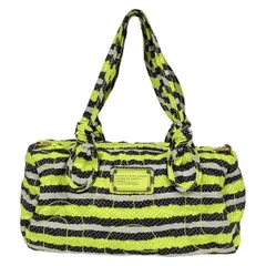 MARC BY MARC JACOBS(マークバイマークジェイコブス) ハンドバッグ - M3131133 イエロー×黒×マルチ ロゴキルティング