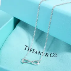 極美品 ティファニー インフィニティ シルバー ネックレス/24-5881