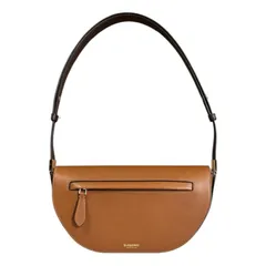 バーバリー オリンピア ショルダーバッグ レザー ブラウン レディース  BURBERRY  中古 バーバリー