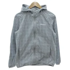 アディダスネオ adidas neo SC シャツ地ブルゾン ジップアップパーカー ジャケット チェック M グレー 白 ホワイト /GV