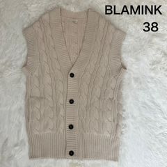 BLAMINK カシミヤ100%ニットベスト 36 - メルカリ