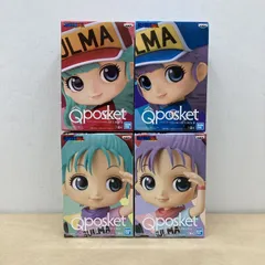 バンプレスト  ドラゴンボール Qposket BULMA  フィギュア 未開封品 キューポスケット 4点セット【M4054-003】