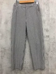 美品 any SiS エニィスィス 褒めらレディ チェック テーパード パンツ size1/白ｘ黒  ■◇ レディース