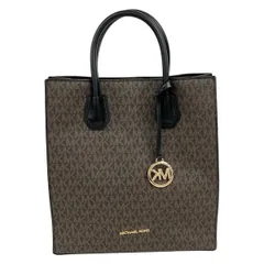 MICHAEL KORS(マイケルコース) トートバッグ - ダークブラウン×ブラウン×黒 レザー