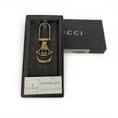 GUCCI グッチ キーリング ダブルG ロゴ シルバー ゴールド