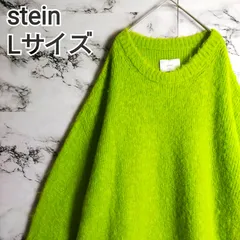 【名作】stein モヘア ニット L イエローグリーン ビッグシルエット シュタインのサムネイル