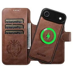 【新品】 JCGOOD iPhone 17 ケース手帳型 分離式 2in1 取り外し可能 MagSafe対応 いphone 17 ケース手帳カード収納 マグセーフ ワイヤレス充電対応アイフォン17 ケース スタンド機能財布一体型2wayカード入れ マグネッ 1