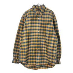 90年代 GAP ギャップ ボタンダウン 長袖シャツ オールドギャップ チェック イエロー(メンズ XL)中古 古着 X3948