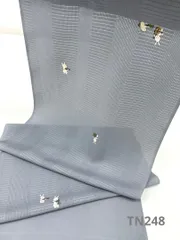 絽小紋 変わり絽 兎 楽器 盛夏 正絹 反物 TN248