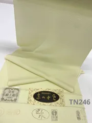 絽色無地 駒絽 五泉 京の七色 若芽色 盛夏 正絹 反物 TN246