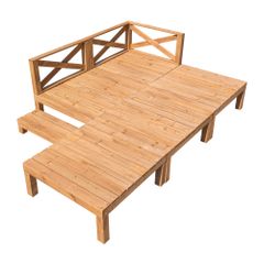 ウッドデッキ 天然木 キット 7点セット 0.75坪 ウッドパネル