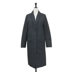BARNEYS NEW YORK バーニーズニューヨーク コート ブラック 黒 サイズ:38(M) | テーラード ロング ダウンコート / ジャケット | ストレート スナップボタン | アウター 上着 | 日本製【レディース】【中古】のサムネイル