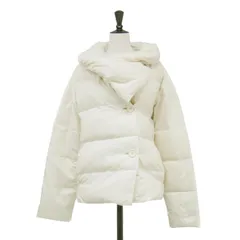ISSEY MIYAKE イッセイミヤケ ジャケット オフホワイト 白 サイズ:3(L) | クロスカラーダウン | ミドル丈 ハイネック ボリュームシルエット | アウター ブルゾン 上着【レディース】【中古】のサムネイル