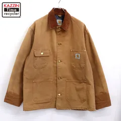 00s Carhartt 裏地ブランケット ミシガンチョアコート ダック ジャケット メンズ XL~サイズ相当 ビッグサイズ オーバーサイズ