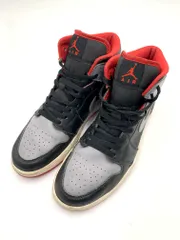 NIKE ナイキ DQ8426-006 Air Jordan 1 Mid エアジョーダン1ミッド ハイカット スニーカー size26.5/黒ｘグレー ■■メンズ