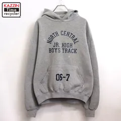 00s RUSSELL カレッジプリント スウェット パーカー メンズ 表記Lサイズ