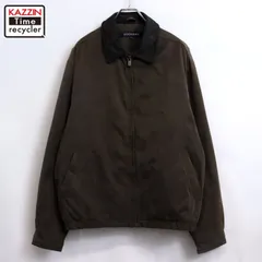 00s DOCKERS 襟レザー ジャケット メンズ 表記Lサイズ
