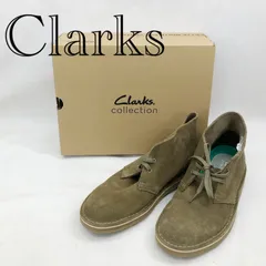 Clarks  クラークス  カジュアルシューズ UK7 ベージュ 茶 スエード 箱有 メンズ 靴 _219068