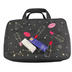 186005 Estée Lauder エスティーローダー 口紅　ELECTRIC 737 ドリームダスクEDP 1.5ml メイクポーチ　ノベルティ　 3点まとめ売り